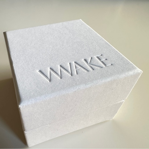 $1015 Size 4.5 WWAKE White Gold & Diamond Open Slice Ring - Picture 7 of 13